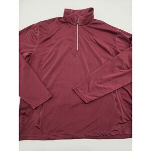 Sequoyah National Golf Levelwear‎ 1/4 Zip Burgundy Men's pullover - XXL